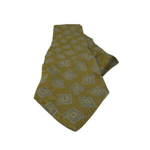 Giorgio Armani Yellow Silk Necktie